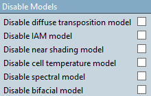 Disable Models