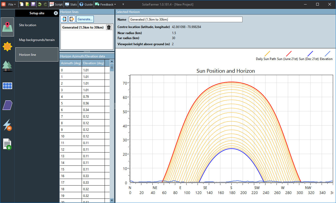 edit, import, or export horizon data