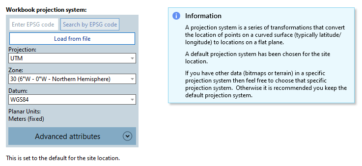 Projection selection