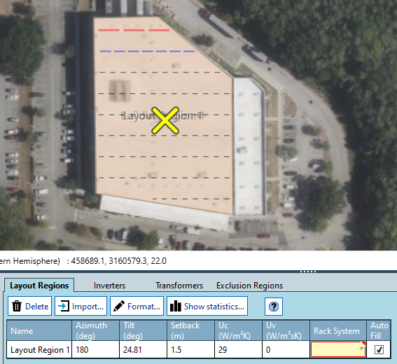 Layout Region Added