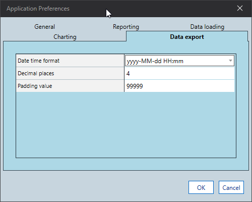 Data Export Preferences