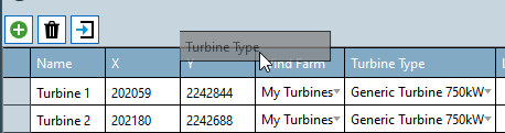 Place Turbines Re Order Columns